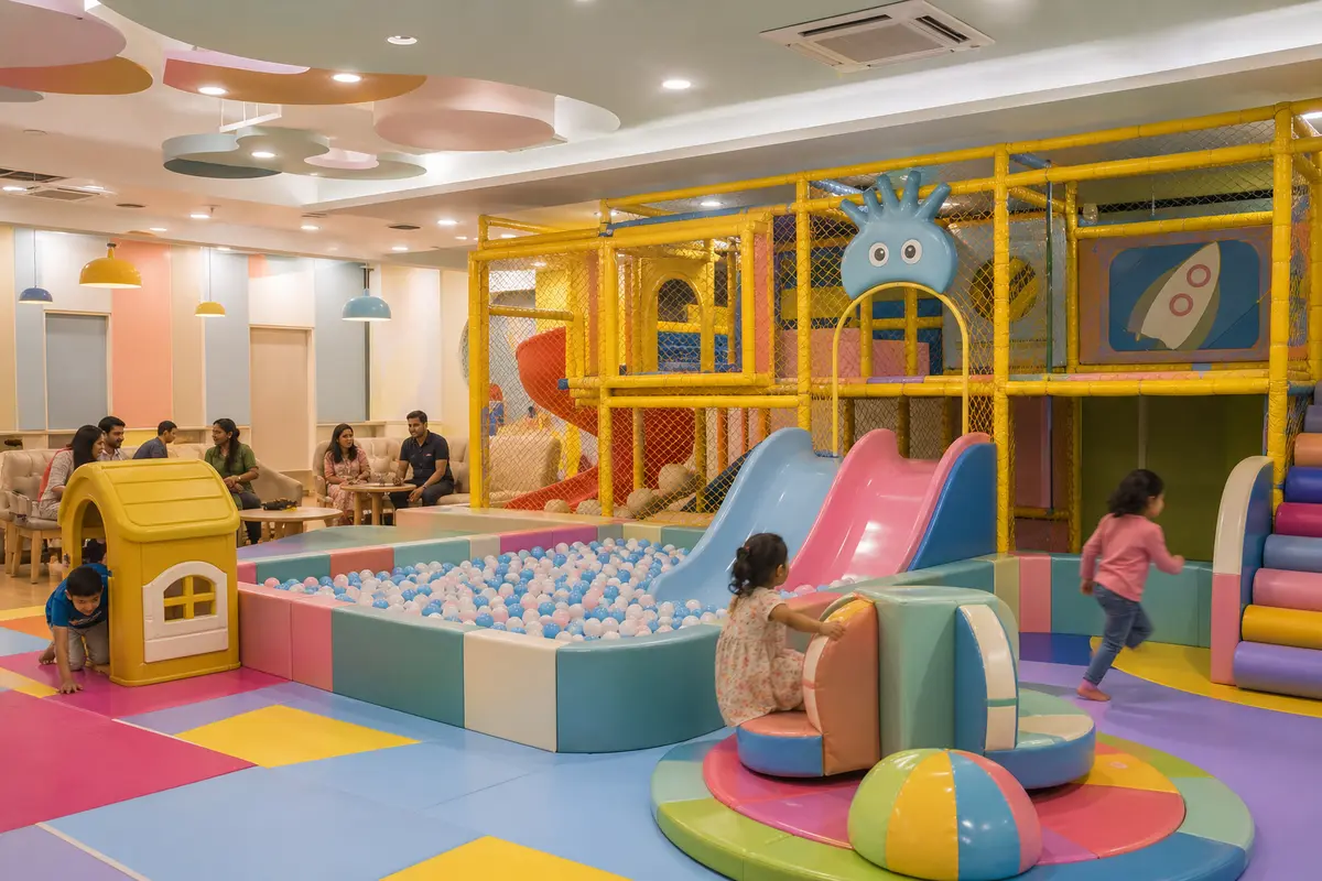 Colorful Indian children's playroom